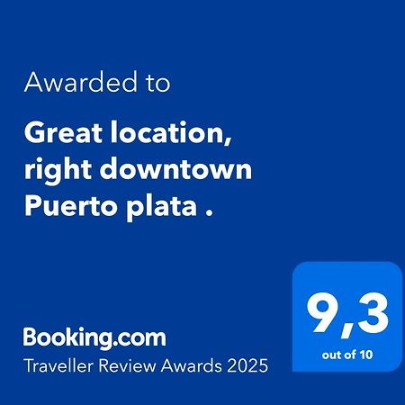 Great Location, Right Downtown Puerto Plata . Leilighet Eksteriør bilde